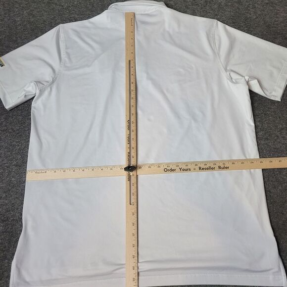 Peter Millar Summer Comfort Men's Golf Polo Size XL Lagacy Chritian Accademy - Picture 5 of 9